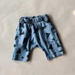 Ivan-Triangle Shorts | Steel