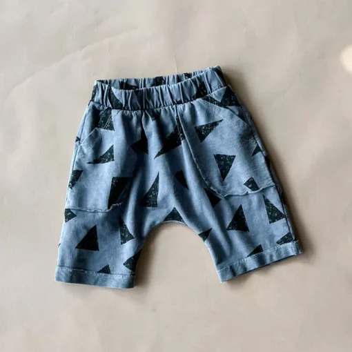 Ivan-Triangle Shorts | Steel