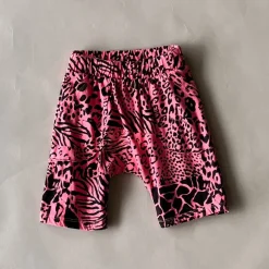 Izzy-Safari Print Shorts | Lava