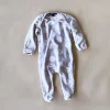 Joahbody-Dot No Snap bodysuit | Dusty Lavender (No hat)