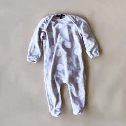 Joahbody-Dot No Snap bodysuit | Dusty Lavender (No hat)