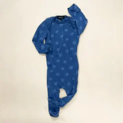 Joahbody-Star No Snap bodysuit | Navy