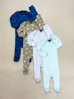 Joahbody-Star No Snap bodysuit | Navy