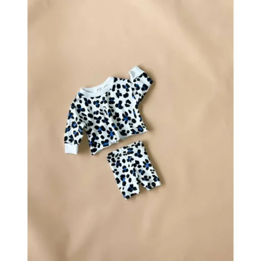 Jo-Cheetah Cropped leggings | White