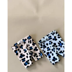 Jo-Cheetah Cropped leggings | White