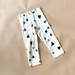 Jo-Heart Leggings | White