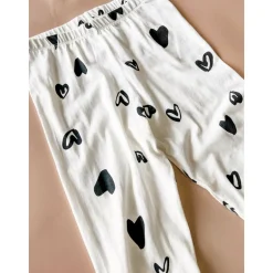 Jo-Heart Leggings | White