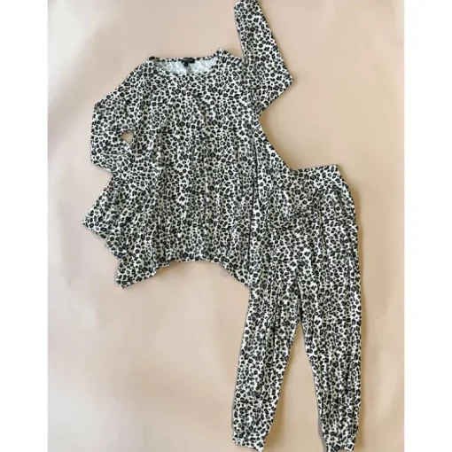 Kay Adult Tunic Top | Cream Cheetah
