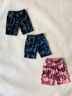 Knox Camo Shorts | Dyed Lava (Kids)