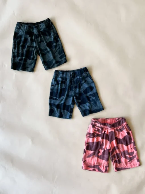 Knox Camo Shorts | Dyed Lava (Kids)