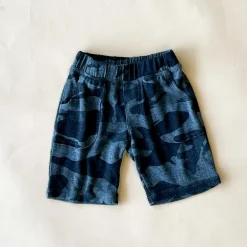 Knox Camo Shorts | Dyed Navy (Kids)