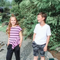 Knox Camo Shorts | Dyed Navy (Kids)