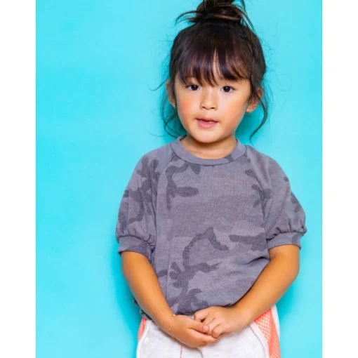 Koko Camo Top | Adult | Grey