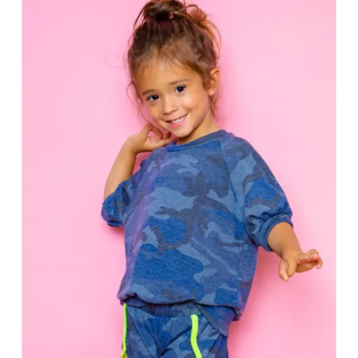 Koko Top | Camo | Blue