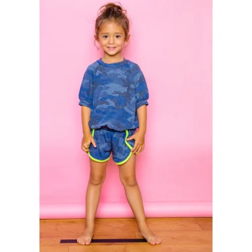 Koko Top | Camo | Blue