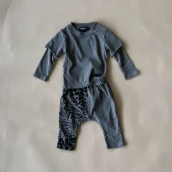 Lennon-Animal 2fer Baby Set | Walnut