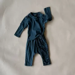 Lennon-Animal 2fer Baby Set | Black