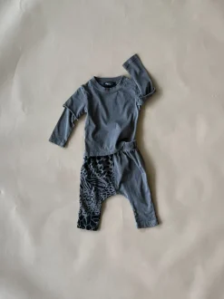 Lennon-Animal 2fer Baby Set | Walnut