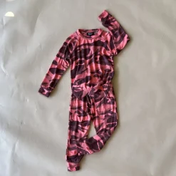Lew Camo Joggers | Dyed Lava (Kids)