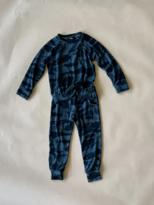 Lew Camo Joggers | Dyed Navy (Kids)