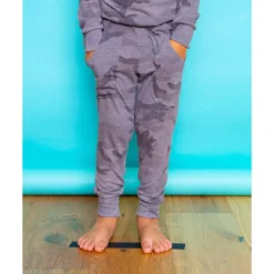 Lew Kids Joggers | Camo | Grey