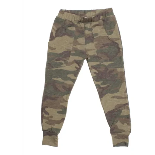 Lew-Camo Kids Joggers | Olive