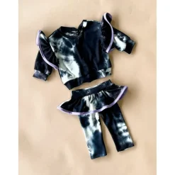 Lily Baby Set | Black Shadow/Lilac