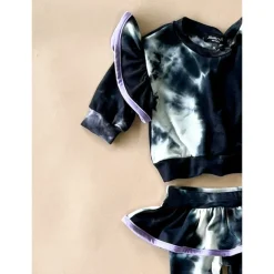 Lily Baby Set | Black Shadow/Lilac