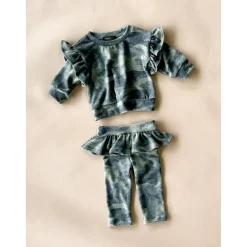 Lily Baby Set | Camo Faux Cashmere