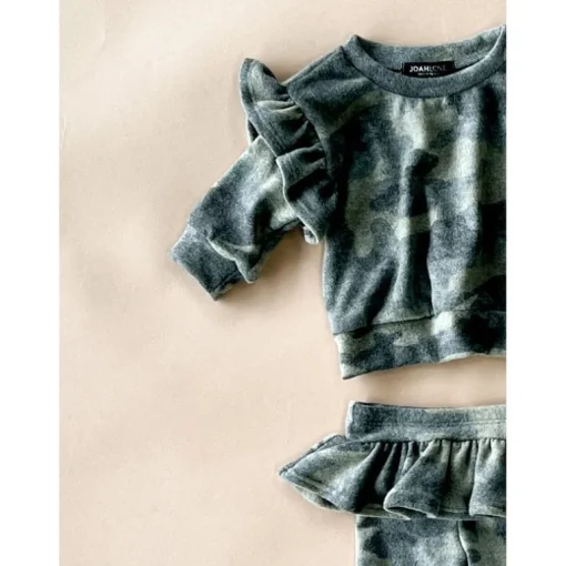 Lily Baby Set | Camo Faux Cashmere