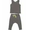 Mav-Stripe Baby Set | Black&White
