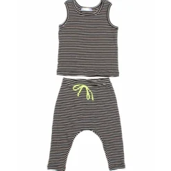 Mav-Stripe Baby Set | Black&White