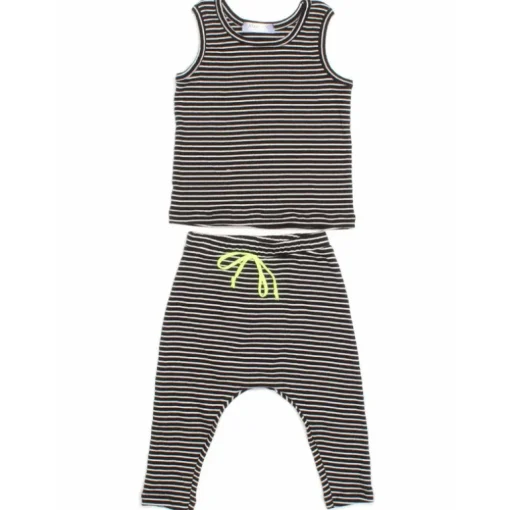 Mav-Stripe Baby Set | Black&White