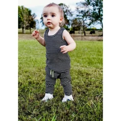 Mav-Stripe Baby Set | Black&White