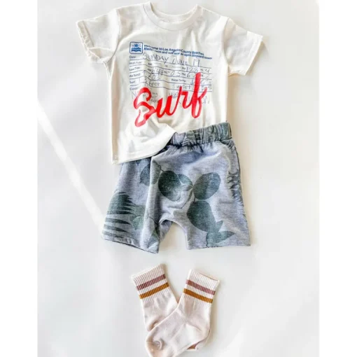 Memphis-Palm Shorts | Heather