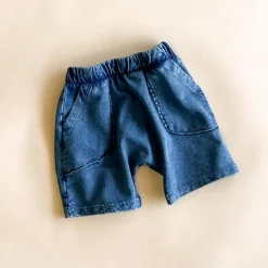 Neal-Vintage dyed shorts | Navy