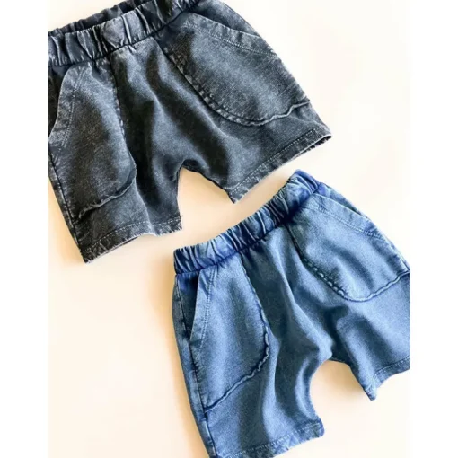 Neal-Vintage dyed shorts | Navy