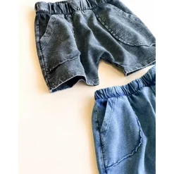 Neal-Vintage dyed shorts | Navy