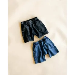 Neal-Vintage dyed shorts | Navy