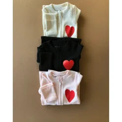Nighty-Red Heart | Black