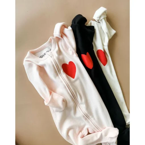 Nighty-Red Heart | Creme