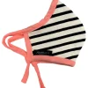 Off White Stripe | Coral