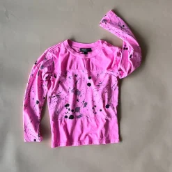 Ollie-Splatter Tee | Pink