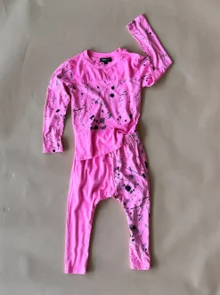 Ollie-Splatter Tee | Pink