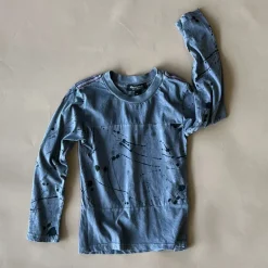 Ollie-Splatter Tee | Steel