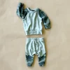 Oren Baby Set | Heather w/ Camo Faux Cashmere