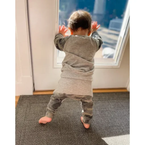 Oren Baby Set | Heather w/ Camo Faux Cashmere