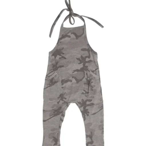 Peyton Camo | Adult Overalls | Grey