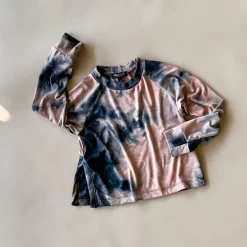 Pheobe Top | Mauve Tie Dye