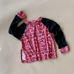 Pheobe Top | Pink Snake